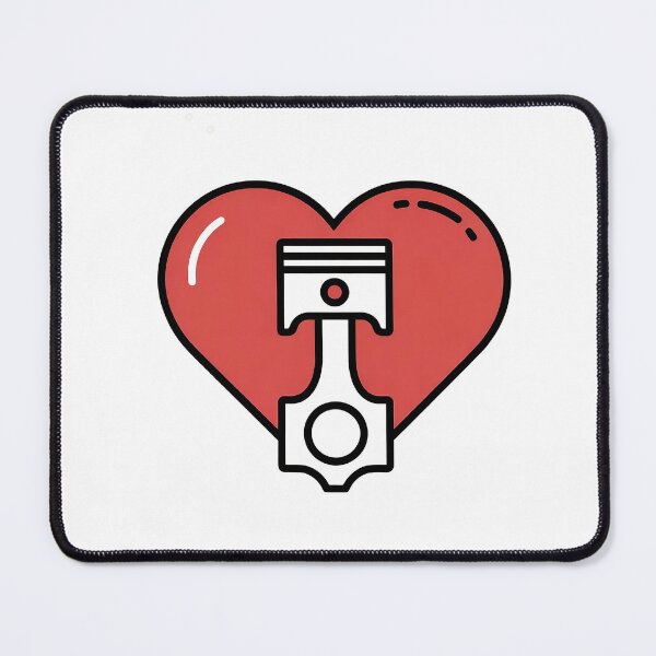 Item preview, Piston Heart – Valentine Essential designed and sold by MotorVibe11.