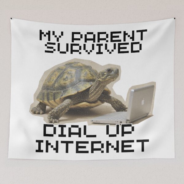 Item preview, My Parents Survived Dial Up Internet designed and sold by 9morethan9®.