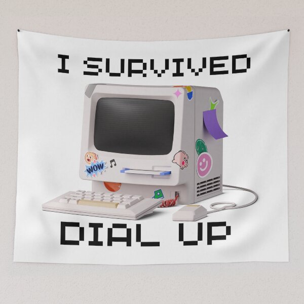 Item preview, My Parents Survived Dial Up Internet designed and sold by 9morethan9®.