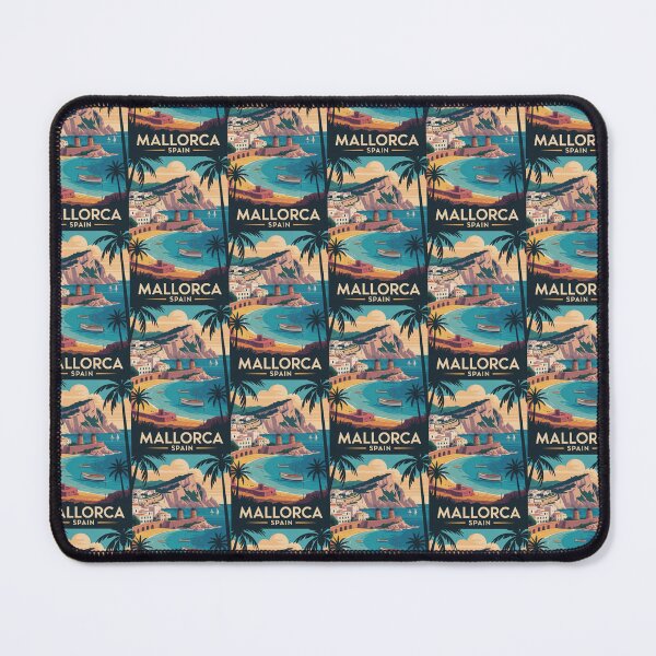 Item preview, A Vintage Travel Illustration of Mallorca Spain designed and sold by TulipaGraphics.