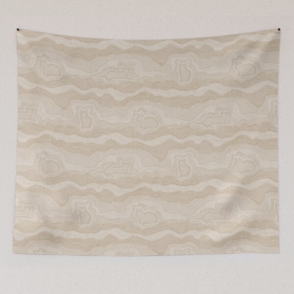 Item preview, Agate Cat Stone Flow Beige Taupe designed and sold by miavaldez.