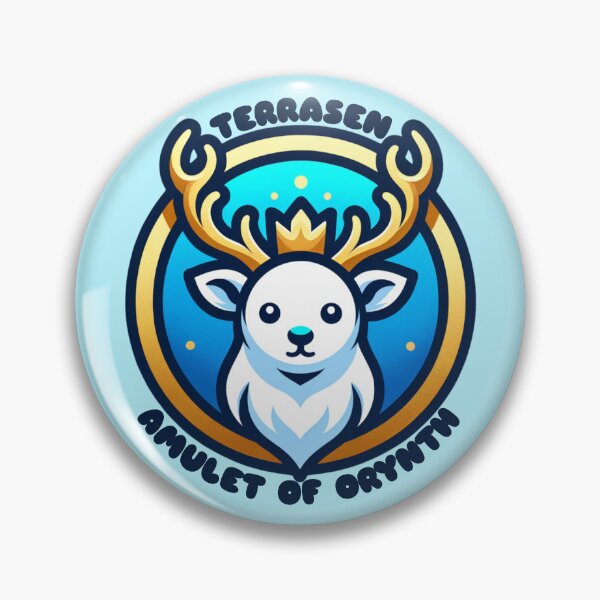 Item preview, Royal Amulet – Kawaii Crest of Orynth designed and sold by RainyReads.