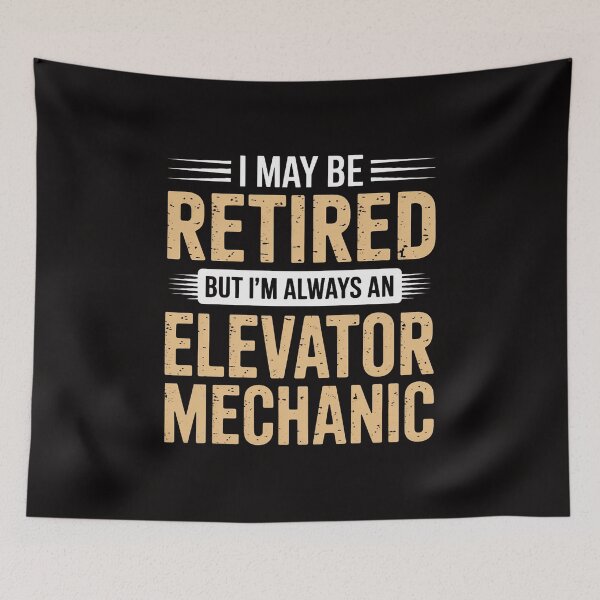 Item preview, Retired Elevator Mechanic Retirement Gift designed and sold by rutimenta.