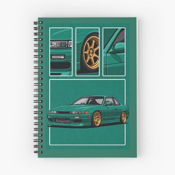 Item preview, JDM Drift Legend – Green S-Chassis Comic Art designed and sold by v1per4ever.