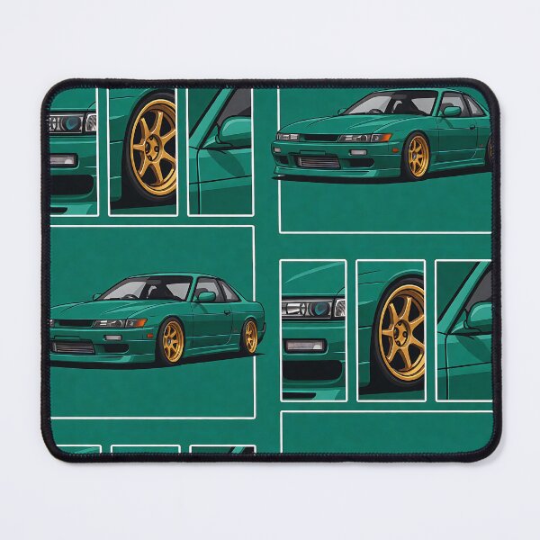 Item preview, JDM Drift Legend – Green S-Chassis Comic Art designed and sold by v1per4ever.