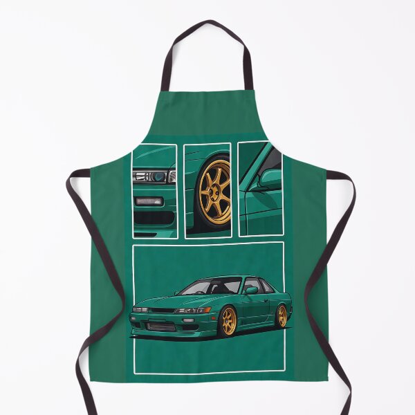Item preview, JDM Drift Legend – Green S-Chassis Comic Art designed and sold by v1per4ever.