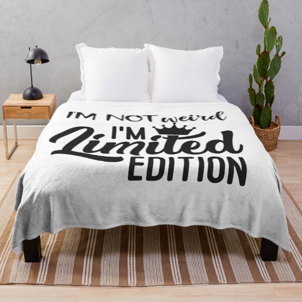 Item preview, I’m Not Weird I’m Limited Edition | Quirky Crown Typography designed and sold by Pukisdaizi.