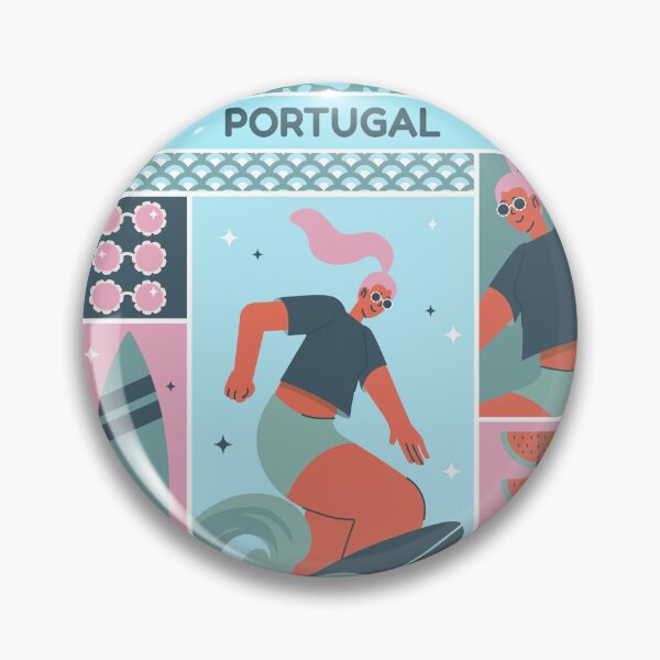 Item preview, Classic Ericeira Portugal Retro Travel  designed and sold by Bold & Brewed.