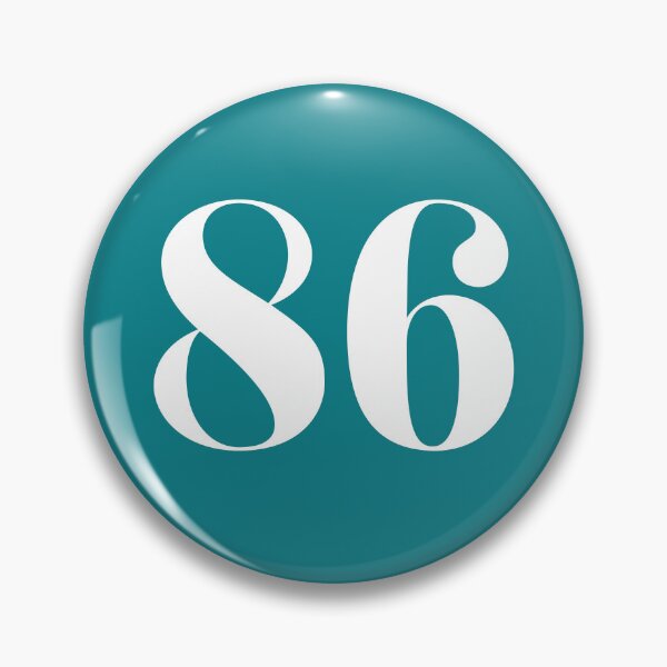 Item preview, Number 86, White Eighty Six designed and sold by Jeallan Designs.