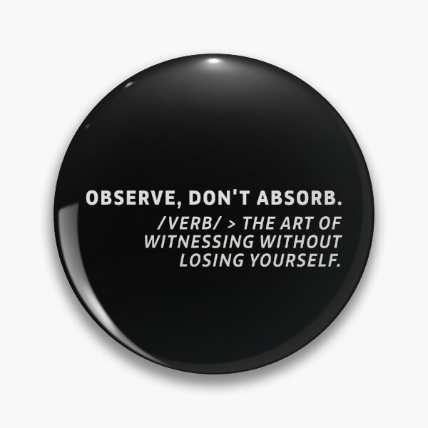 Item preview, Observe, don't absorb designed and sold by NoonaluDesigns.