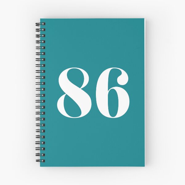 Item preview, Number 86, White Eighty Six designed and sold by Jeallan Designs.