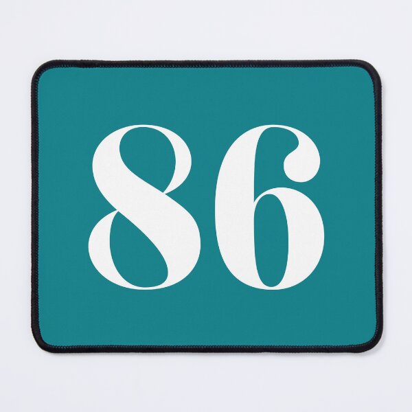 Item preview, Number 86, White Eighty Six designed and sold by Jeallan Designs.