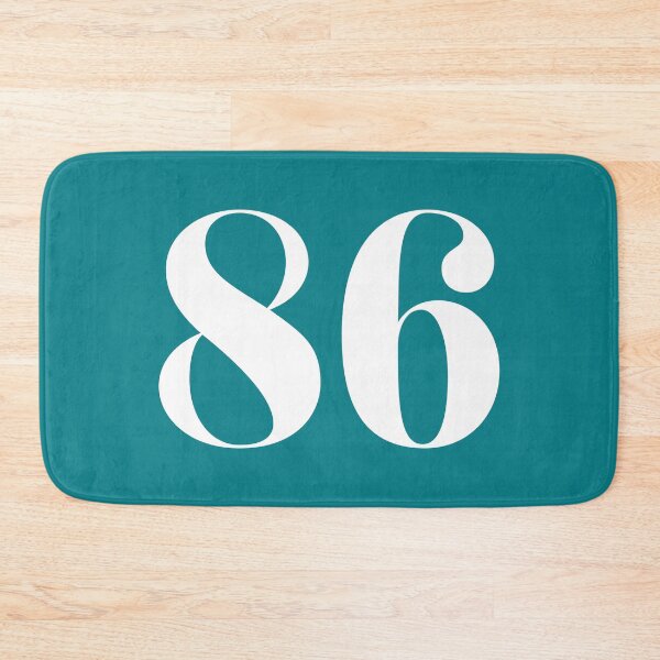 Item preview, Number 86, White Eighty Six designed and sold by Jeallan Designs.