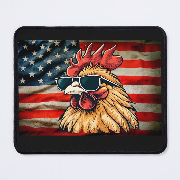 Item preview, Cock Fight American flag chicken lovers designed and sold by erozzz.