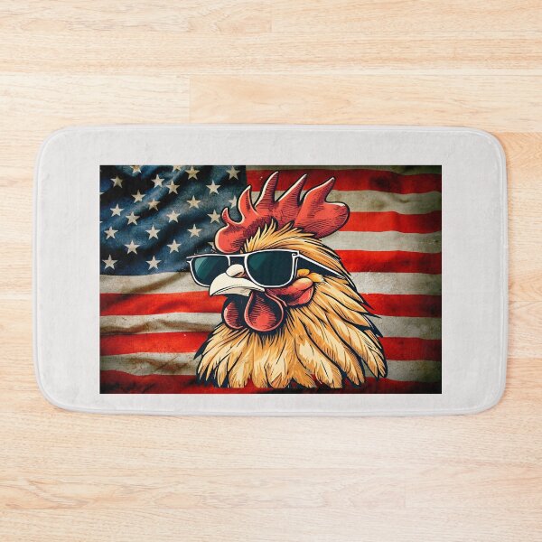 Item preview, Cock Fight American flag chicken lovers designed and sold by erozzz.