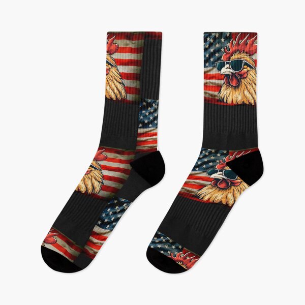 Item preview, Cock Fight American flag chicken lovers designed and sold by erozzz.