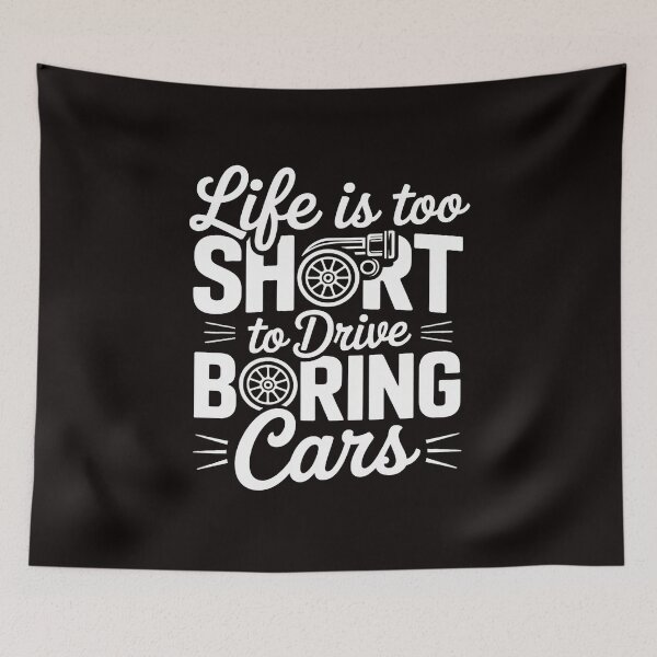 Item preview, Life Is Too Short To Drive Boring Cars - Car Lover Mechanic designed and sold by RONALPARAD.