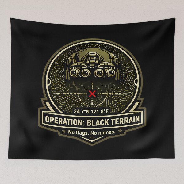 Item preview, Operation Black Terrain designed and sold by Tactical Override.