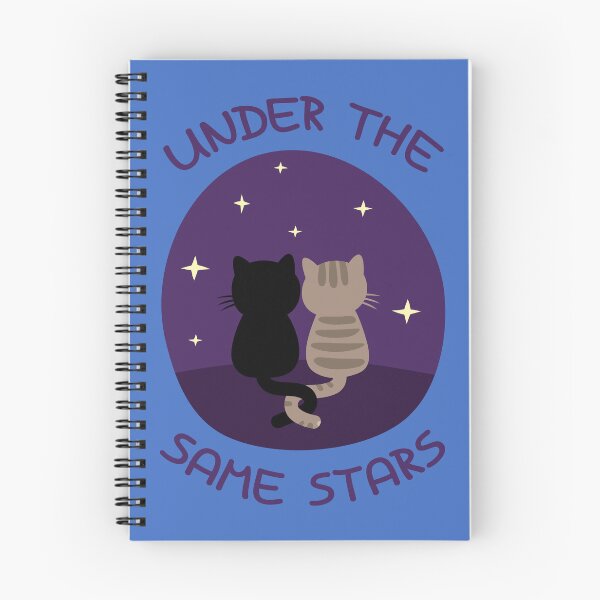 Item preview, Two Cats - Under the same Stars designed and sold by fishdesigns.