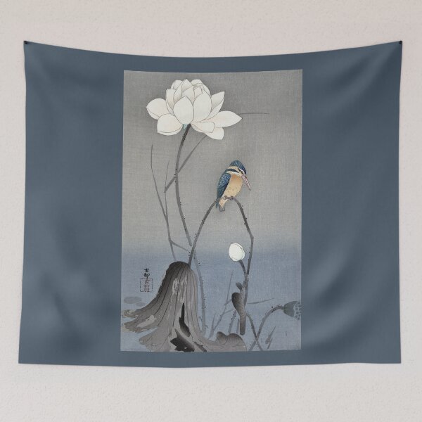 Item preview, Ohara Koson: Kingfisher and Lotus Flower designed and sold by Tridentulus.
