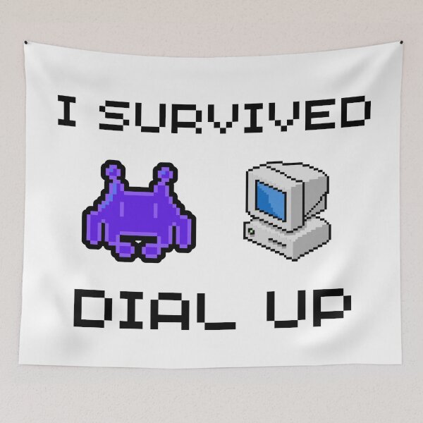 Item preview, My Parents Survived Dial Up Internet designed and sold by 9morethan9®.