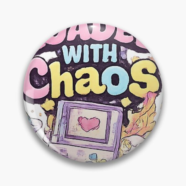 Item preview, Loaded With Chaos Anime T-Shirt – Gen Z Aesthetic, Chaotic Energy Streetwear designed and sold by floralaura.