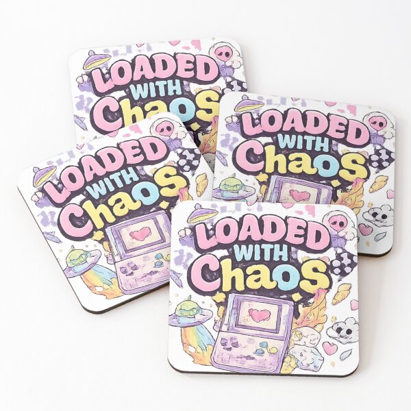 Item preview, Loaded With Chaos Anime T-Shirt – Gen Z Aesthetic, Chaotic Energy Streetwear designed and sold by floralaura.