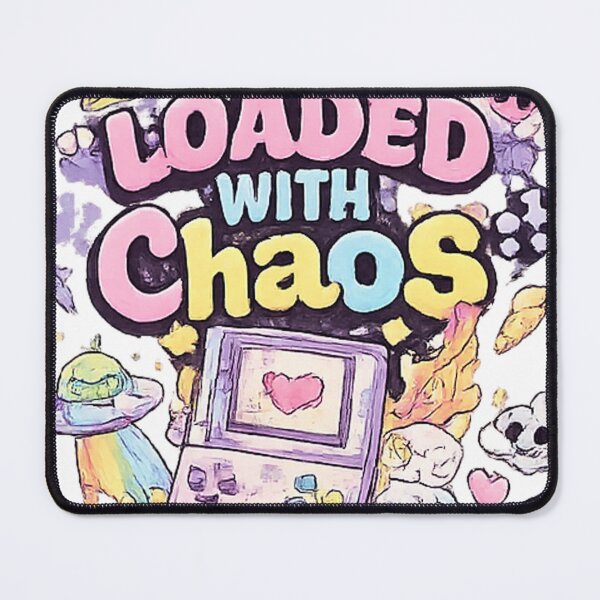 Item preview, Loaded With Chaos Anime T-Shirt – Gen Z Aesthetic, Chaotic Energy Streetwear designed and sold by floralaura.