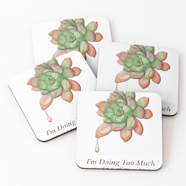 Item preview, Overwatered Succulent - Vintage Botanical Art designed and sold by Fallen Ink.