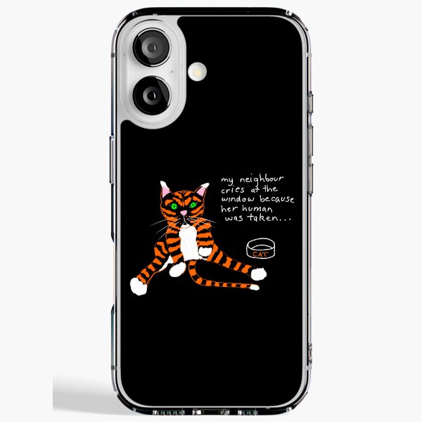 My Neighbour Cries by POLIToCAT iPhone Soft Case