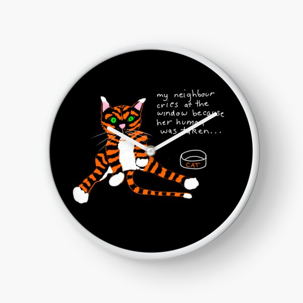 My Neighbour Cries by POLIToCAT Clock