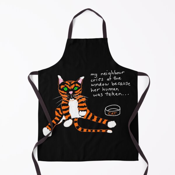 My Neighbour Cries by POLIToCAT Apron