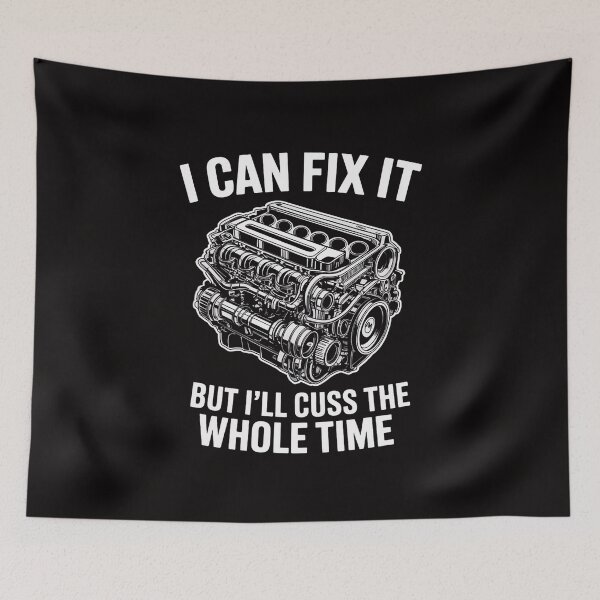 Item preview, I Can Fix It Engine Car Auto Mechanic Garage Men designed and sold by rutimenta.