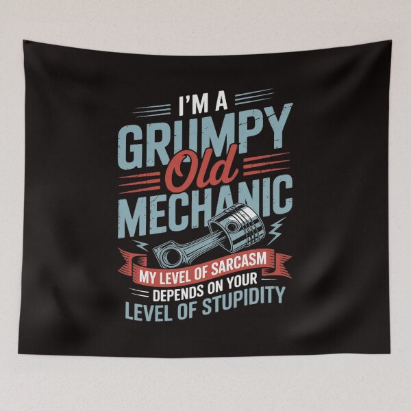 Item preview, Grumpy Old Mechanic designed and sold by RONALPARAD.