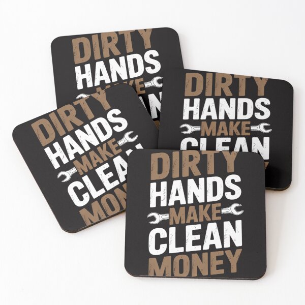 Item preview, Dirty Hands Make Clean Money Mechanic Gift designed and sold by rutimenta.