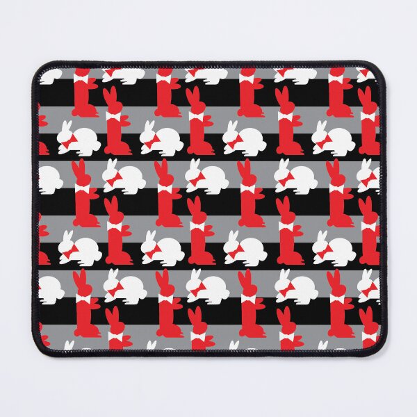 Item preview, Red & White Dapper Bunnies designed and sold by Digitalmyth's Designs.