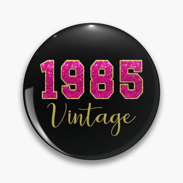 Item preview, 1985 Vintage Birth Year Pink Gold Glitter designed and sold by Jeallan Designs.
