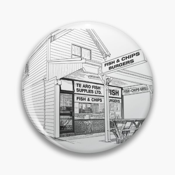 Item preview, New Zealand Fish & Chip Shop Wellington designed and sold by IDTYdesignnz.
