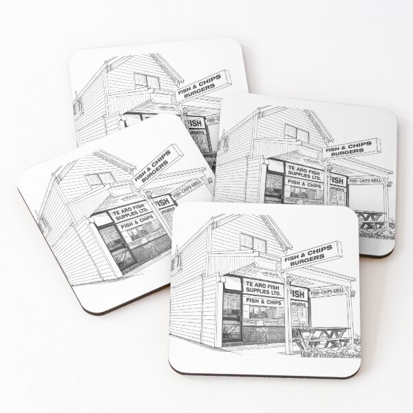 Item preview, New Zealand Fish & Chip Shop Wellington designed and sold by IDTYdesignnz.