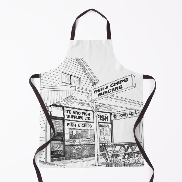 Item preview, New Zealand Fish & Chip Shop Wellington designed and sold by IDTYdesignnz.