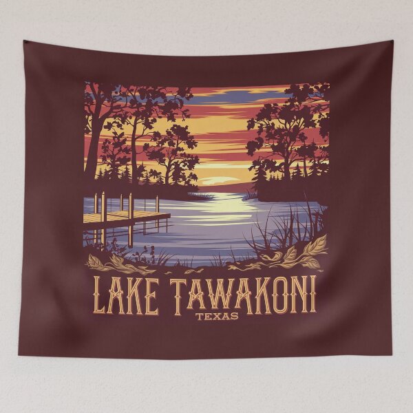 Item preview, Lake Tawakoni - Red Sunset #3 designed and sold by FireMesa.