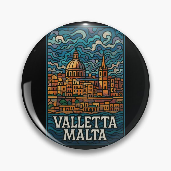 Item preview, Valletta Malta Stained Glass Art designed and sold by TomFrontierArt.