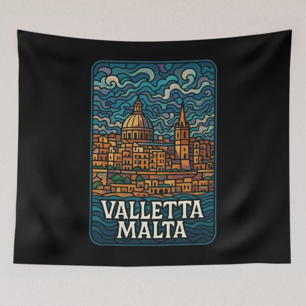 Item preview, Valletta Malta Stained Glass Art designed and sold by TomFrontierArt.