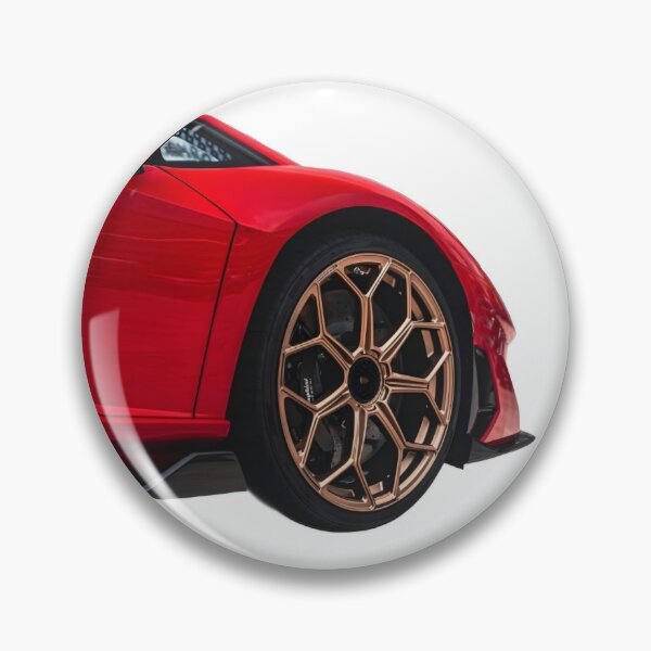 Item preview, Red Sports Car Wheel Close-Up Sticker designed and sold by Artuer69.