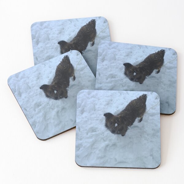 Item preview, Dog in snow designed and sold by YHWH Photography.