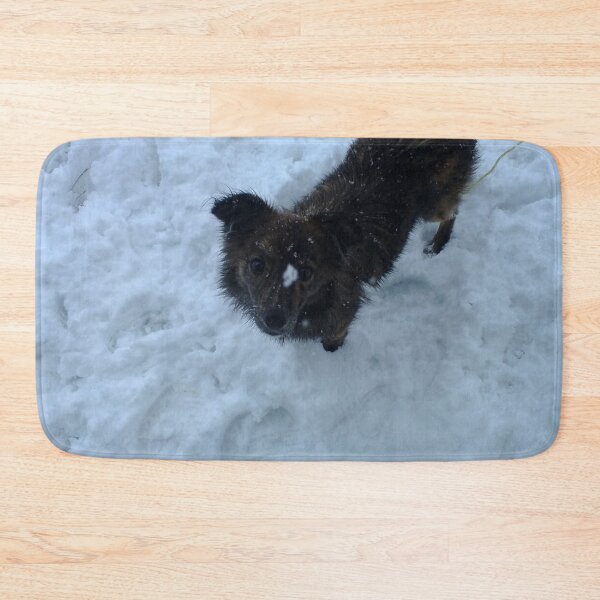 Item preview, Dog in snow designed and sold by J+J Photography.