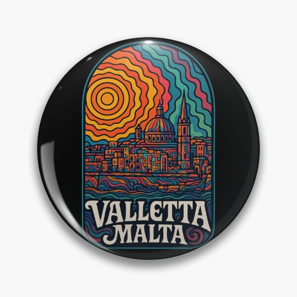 Item preview, Valletta Malta Trippy Travel designed and sold by TomFrontierArt.