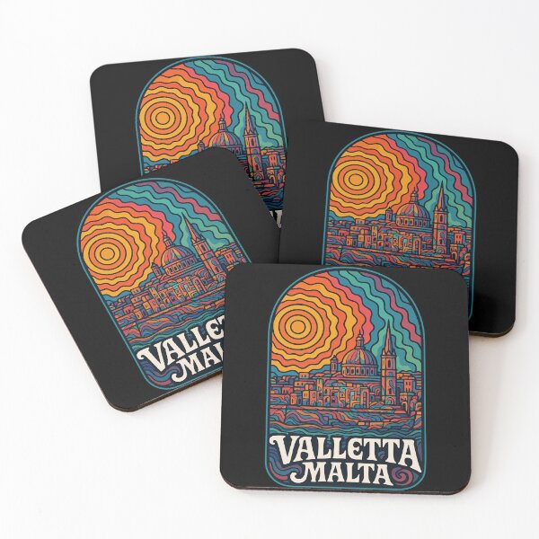 Item preview, Valletta Malta Trippy Travel designed and sold by TomFrontierArt.