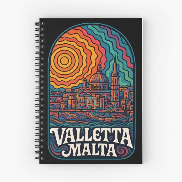 Item preview, Valletta Malta Trippy Travel designed and sold by TomFrontierArt.