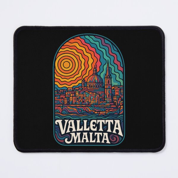 Item preview, Valletta Malta Trippy Travel designed and sold by TomFrontierArt.